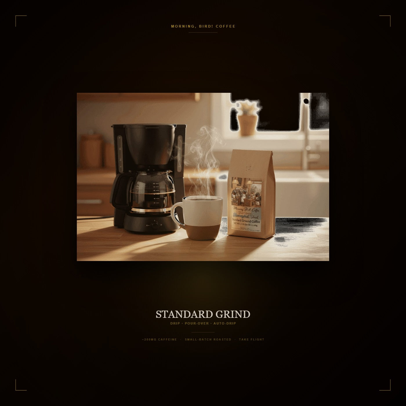 Hummingbird! Blend - High-Caffeine Coffee - Standard Grind