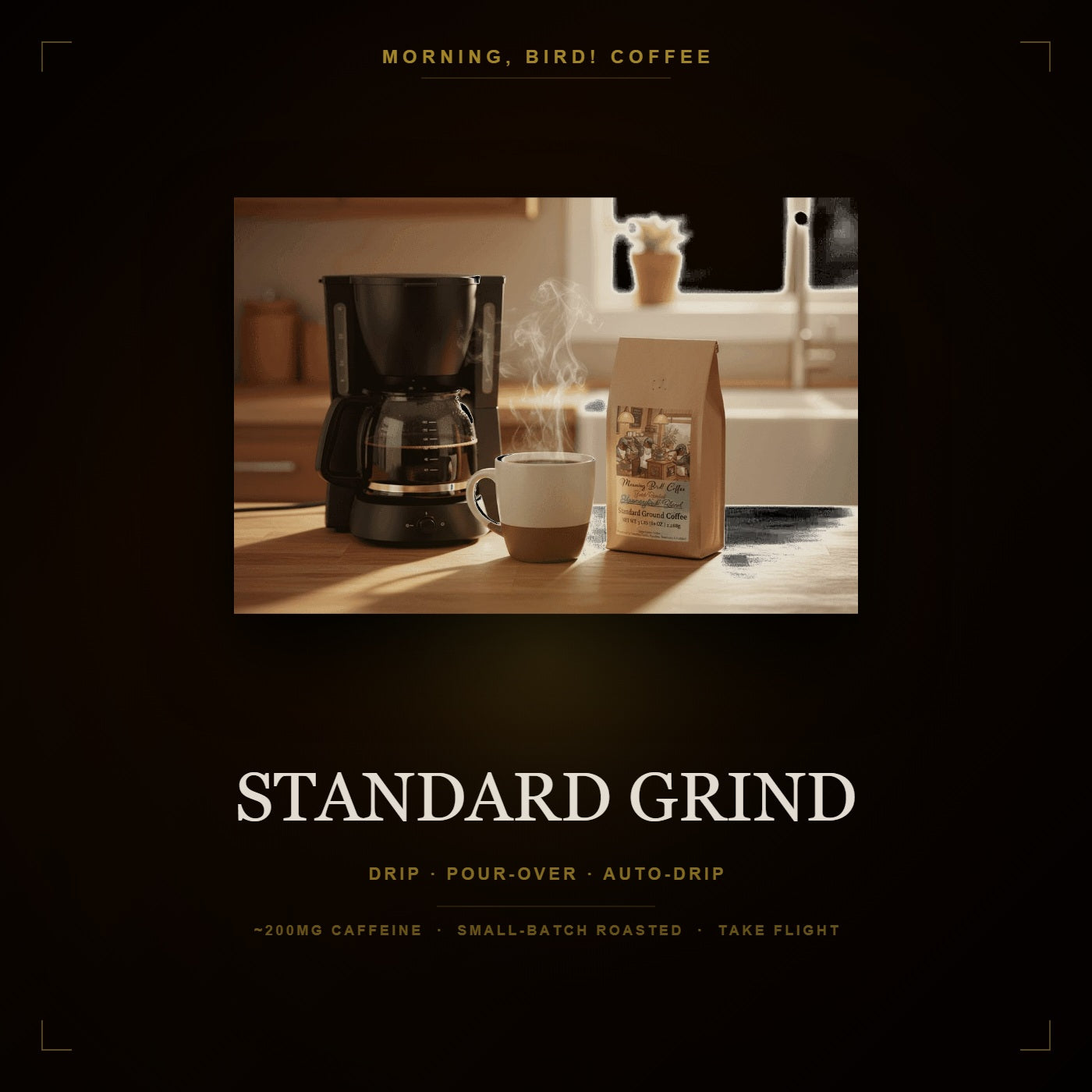 Hummingbird! Blend - High-Caffeine Coffee - Standard Grind